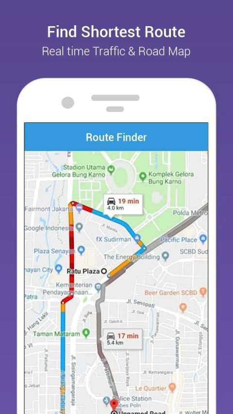 GPS Route Finder - Maps, Directions and Navigation स्क्रीनशॉट 3