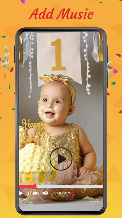 Birthday Video Maker 2020 स्क्रीनशॉट 5
