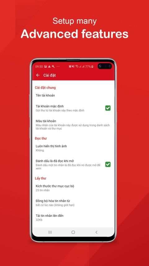 Smart eMail: mail for Gmail, Outlook, Hotmail, ... स्क्रीनशॉट 3