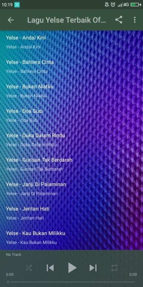 Lagu Yelse Offline Terbaik screenshot 2