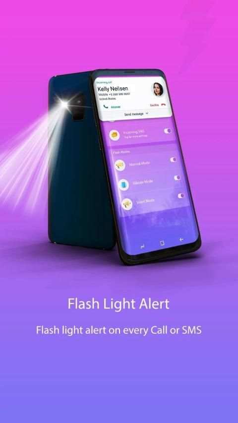 Flash Alert : Flash on Call and SMS alerts स्क्रीनशॉट 4
