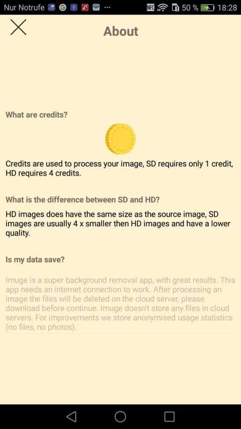 Imuge - Background eraser with one touch screenshot 1