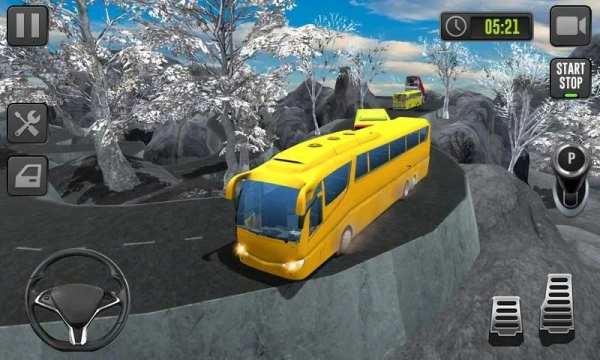 Bus Racing On Mountain Game - Hill Coach Driver screenshot 3