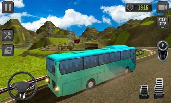 Bus Racing On Mountain Game - Hill Coach Driver screenshot 1