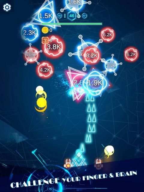 Geometry Virus War - Shooting in the Space screenshot 6