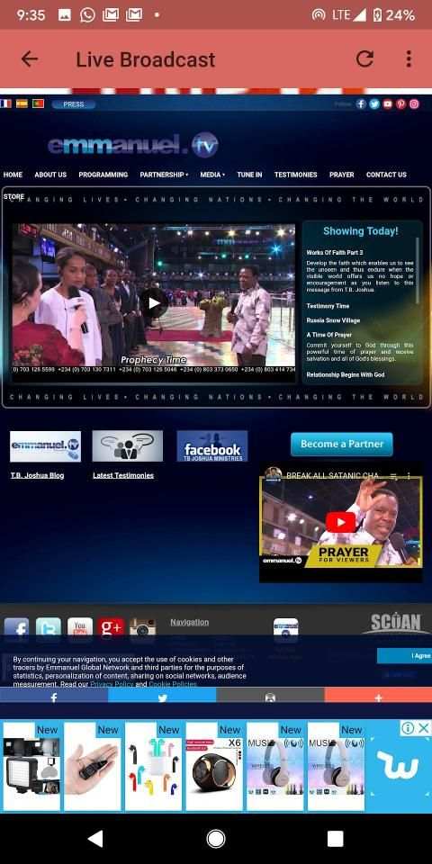 Emmanuel TV Live screenshot 2