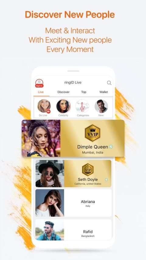 ringID Live - Live Stream, Live Video & Live Chat screenshot 4