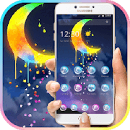 Quiet Glitter Star Moon Theme आइकन