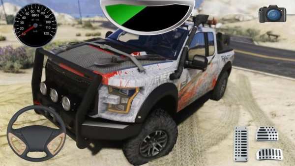 Driving Ford Raptor SUV Simulator स्क्रीनशॉट 3
