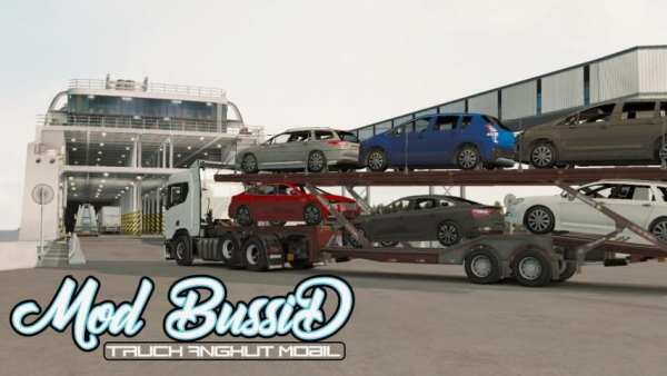 Mod Bussid Truck Angkut Mobil screenshot 3