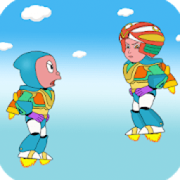 vir ghost vs Ninja robot आइकन