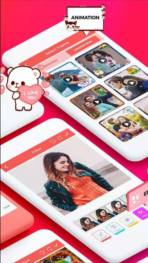 Love Birds Photo Frames Insta DP स्क्रीनशॉट 2
