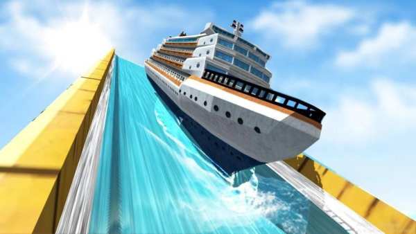 Ship Mega Ramp Racing screenshot 5