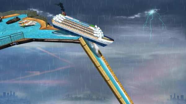 Ship Mega Ramp Racing स्क्रीनशॉट 3