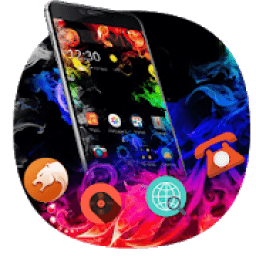 Colorful Light Smoke Theme आइकन