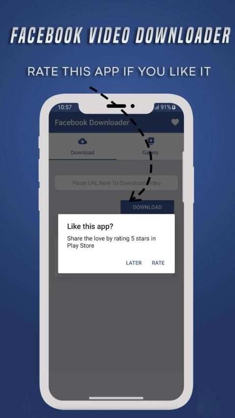 Facebook Video Downloader - fb video download 2020 स्क्रीनशॉट 1