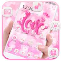 ikon Pink Cute Love Theme