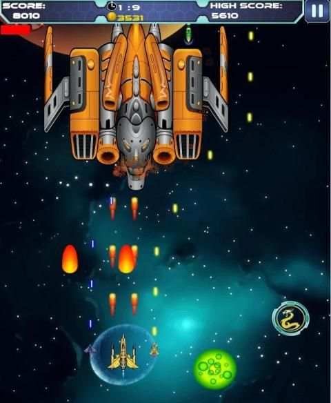 Angry Space Fighter स्क्रीनशॉट 8
