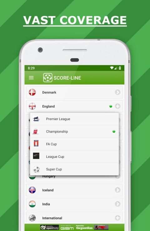 SCORE-LINE - Live Score स्क्रीनशॉट 2