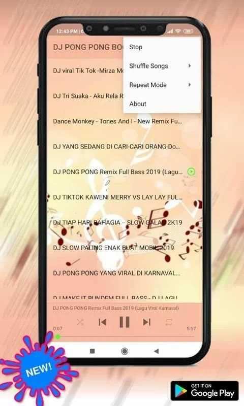 DJ PONG PONG Full Bass Remix 2019 screenshot 2