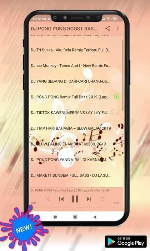 DJ PONG PONG Full Bass Remix 2019 screenshot 3