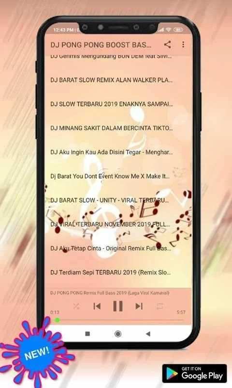DJ PONG PONG Full Bass Remix 2019 screenshot 1