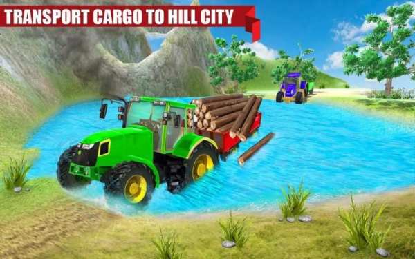 Real Tractor Farmer games 2019 : Farming Games New स्क्रीनशॉट 1