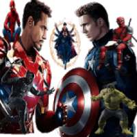 AVENGER whatsapp stickers-and ALL super heros logo