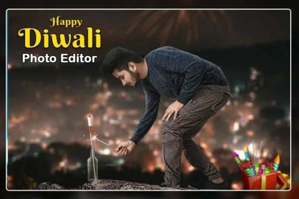 Diwali Photo Editor स्क्रीनशॉट 1