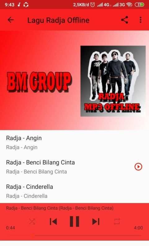 Lagu Radja Mp3 Offline screenshot 3