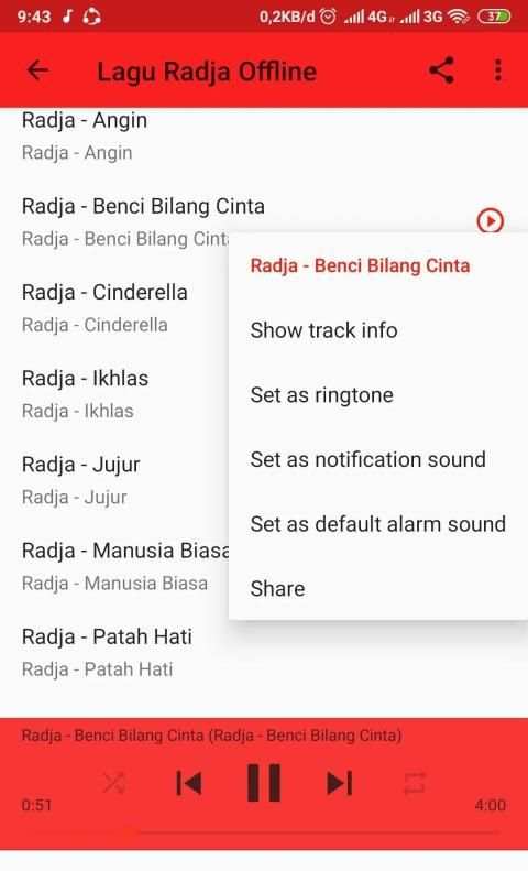 Lagu Radja Mp3 Offline screenshot 2