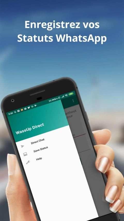 Enregistrer Statuts & Open Chat for WhatsApp स्क्रीनशॉट 2