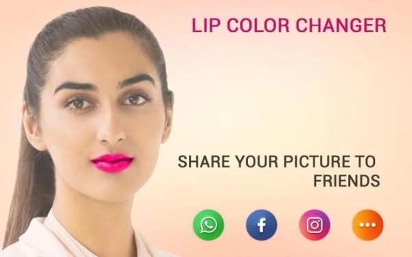 Lip Color Changer - lip makeup screenshot 1