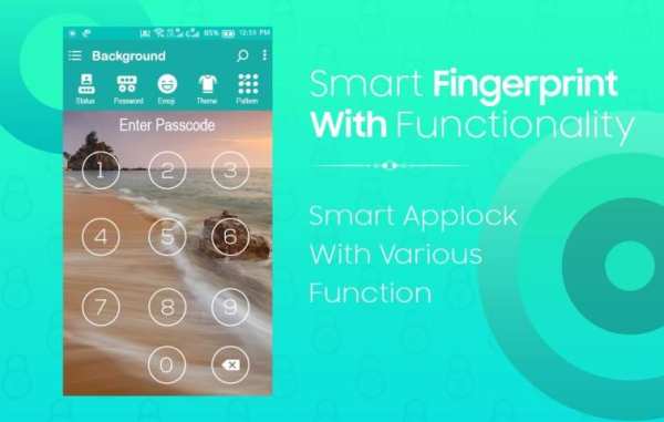 Fingerprint AppLock screenshot 1