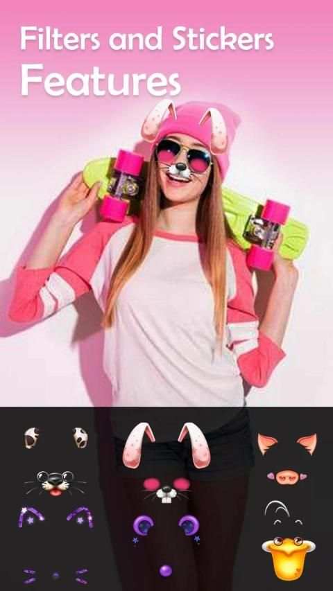 Sweet Selfie Camera-Live: Sticker, Photo Editor screenshot 2