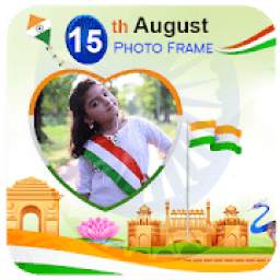 15 August Photo Frame Independence Day Photo Frame