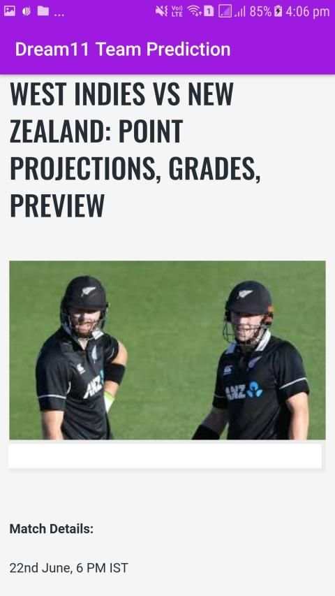 Dream Prediction Team for d11,m11 screenshot 2