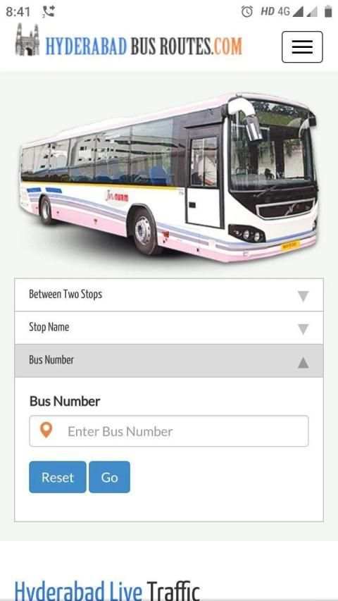 Hyderabad bus Routes screenshot 3