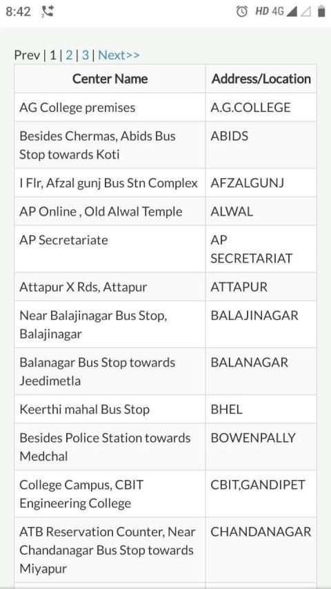 Hyderabad bus Routes screenshot 2