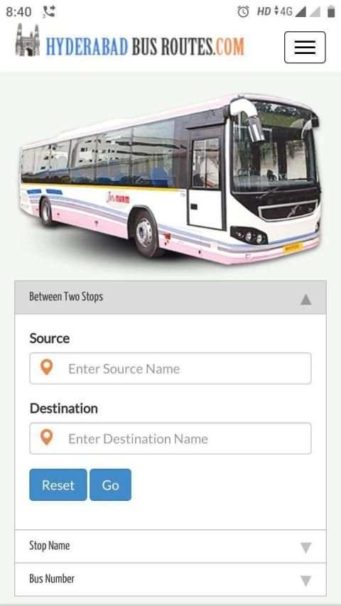 Hyderabad bus Routes screenshot 5