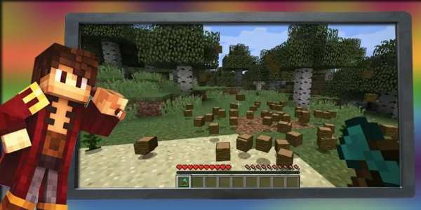 Tree Capitator mod MCPE screenshot 1