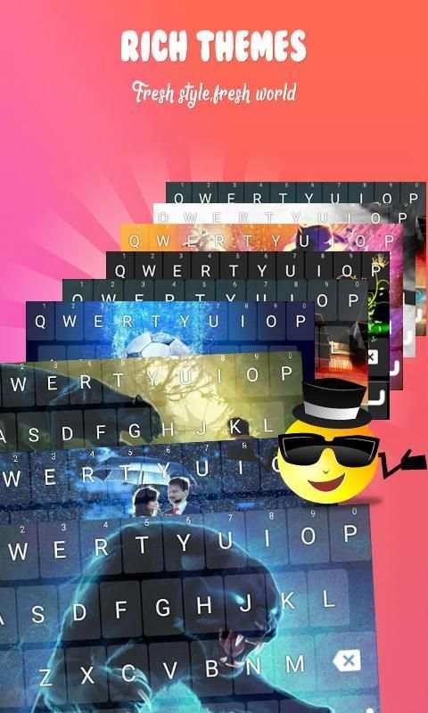 Stylish Keyboard - Panther Keyboard, Emoji, Themes screenshot 7