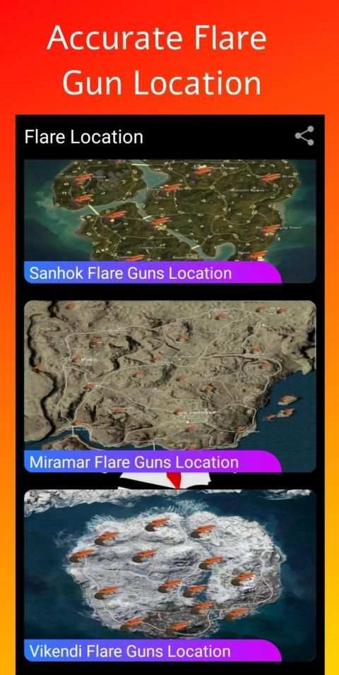 Flare Gun Location In PUBG MOBILE : All Maps screenshot 6