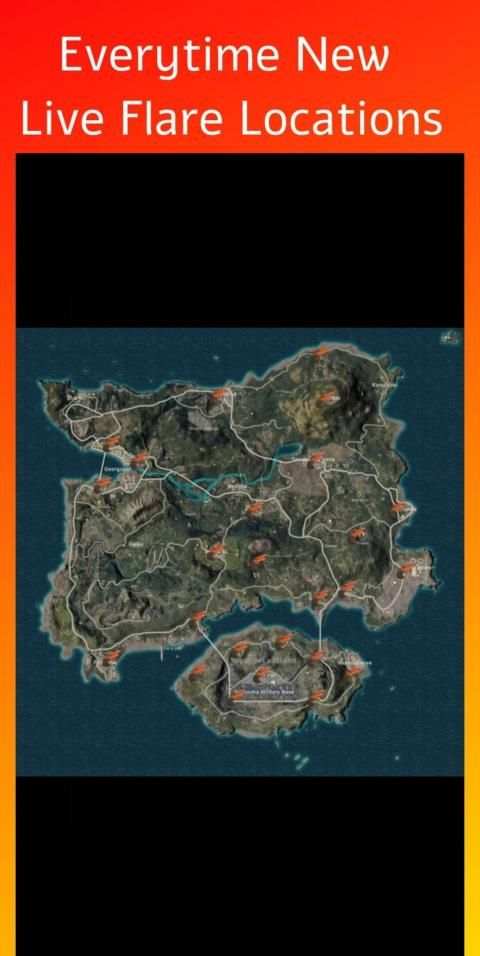 Flare Gun Location In PUBG MOBILE : All Maps screenshot 4