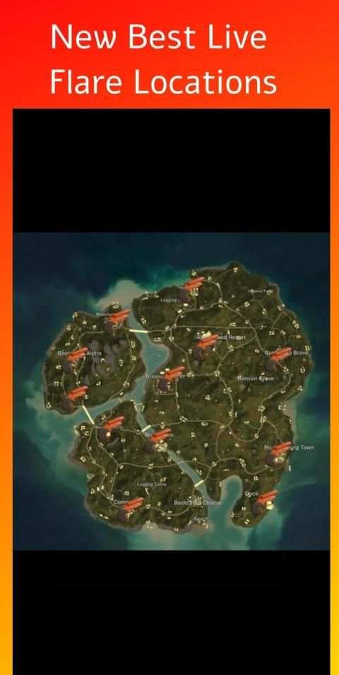 Flare Gun Location In PUBG MOBILE : All Maps screenshot 3