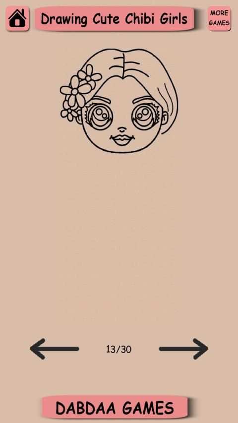 Drawing Cute Chibi Girls, How to draw girls screenshot 8