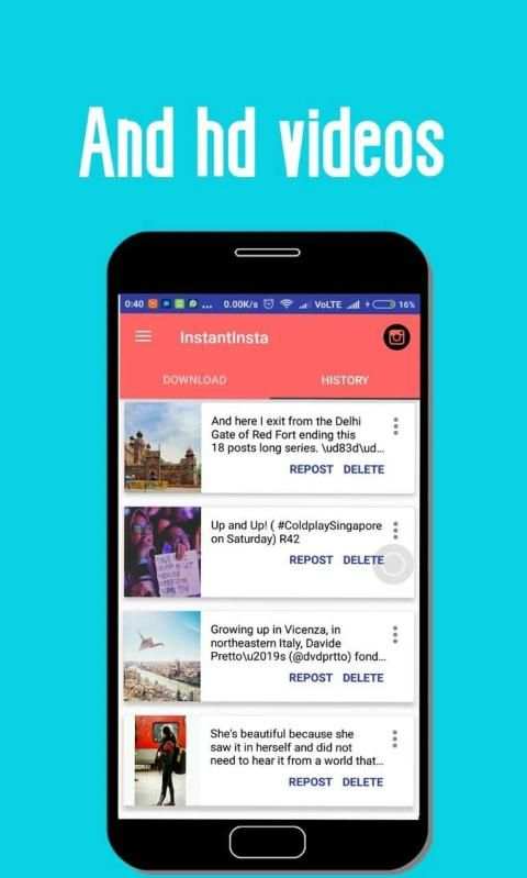 Insta Downloader screenshot 2