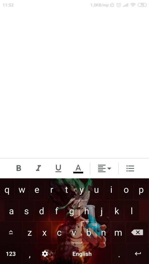 Anime Keyboard - Dr. Stone स्क्रीनशॉट 4
