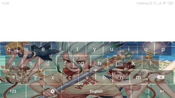 Anime Keyboard - Dr. Stone स्क्रीनशॉट 1