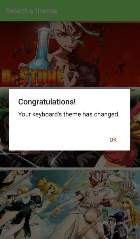 Anime Keyboard - Dr. Stone स्क्रीनशॉट 5